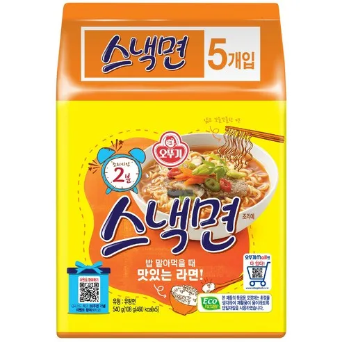 오뚜기 스낵면 108g