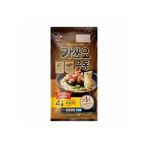올따옴 CJ 냉장 가쓰오우동 4인분 933.2g 2개  933g