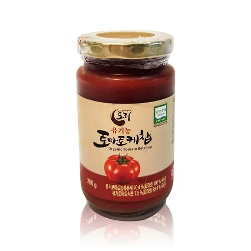 친환경 마음밭 국내산 유기농 가공식품 토마토 케찹  3개, 250g