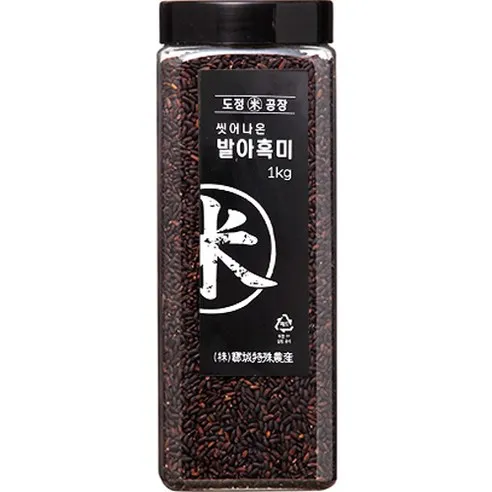도정공장 씻어나온 발아흑미