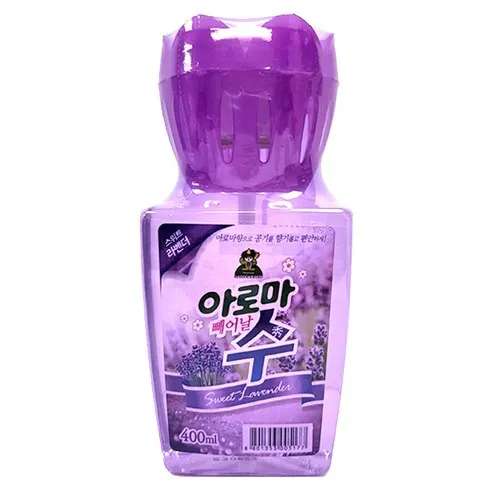 산도깨비 아로마 수 방향제 400ml 3개 라벤더향 거실 주방 냄새제거 화장실 욕실