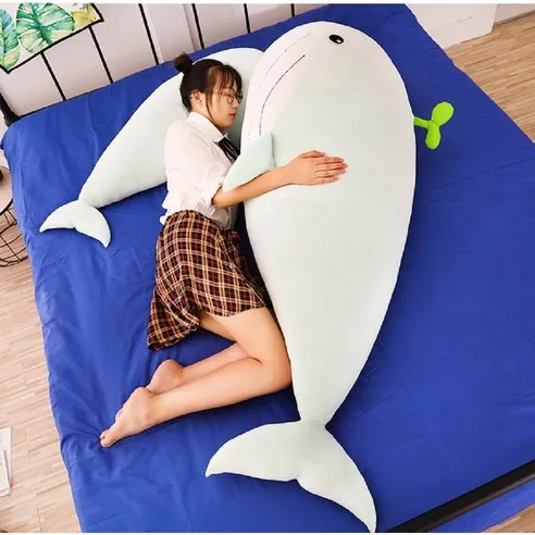 대형돌고래 모찌인형 바디필로우 고래인형 대형쿠션 애착/수면인형 150CM 크리스마스 선물