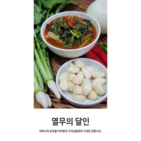 열무의달인 열무김치