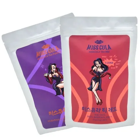 미스큐라티 혼합세트 삼각티백 차 팥호박차 작두콩차 블랙푸드 2종 X 20p 1세트