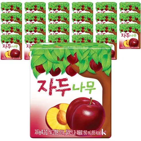 서울우유 자두나무 과일주스  150ml, 24개