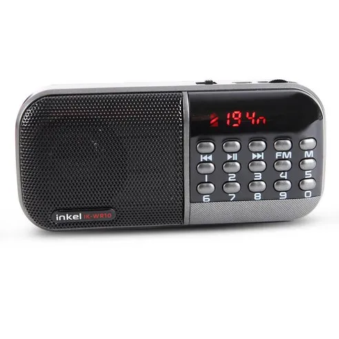 인켈 디지털 휴대용 스피커 라디오