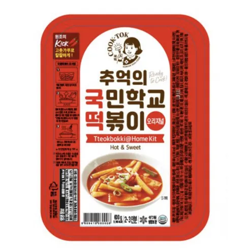 없음 추억의 국민학교 떡볶이(오리지널) 600gx5개  600g, 5개