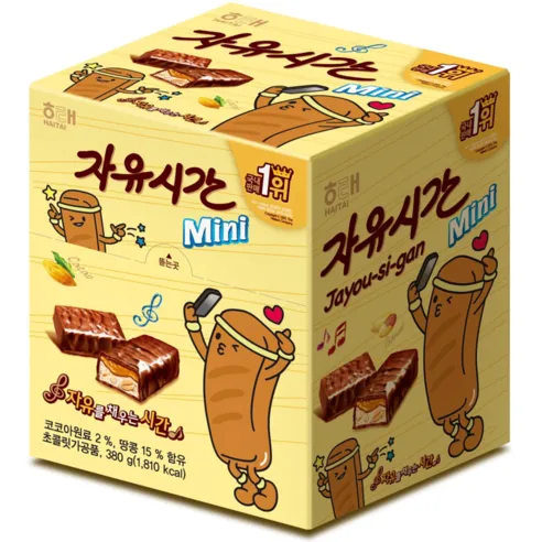 자유시간 mini 초콜릿 38p  380g, 1개