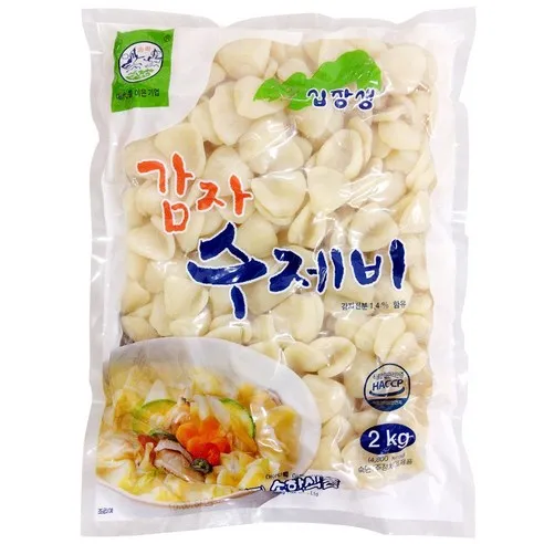 송학식품 십장생 감자 수제비  2kg, 1개
