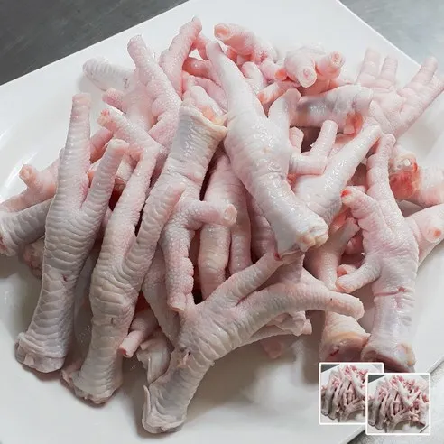 충청식품 통뼈닭발1kgX2팩 하림닭발 선별작업한 하림 닭발 (냉동) 국내산