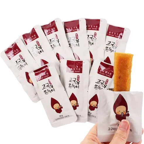 딜라잇가든 순수 고구마 쫀득이 오리지널  20g, 10개
