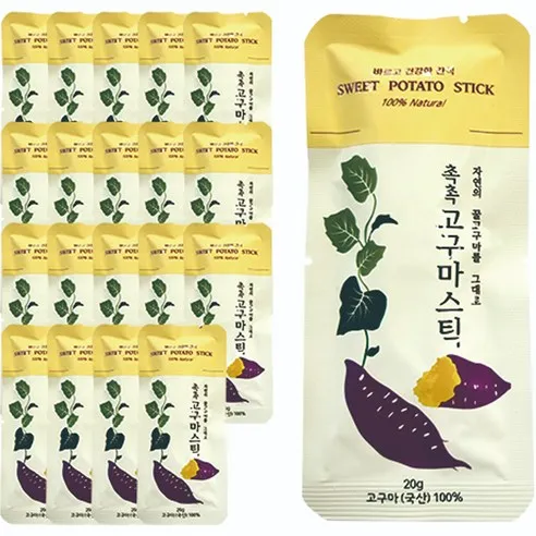한울푸드 NEW 촉촉 고구마스틱  20g, 20개