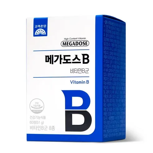 고려은단 메가도스B 비타민B 컴플렉스 60정  1개
