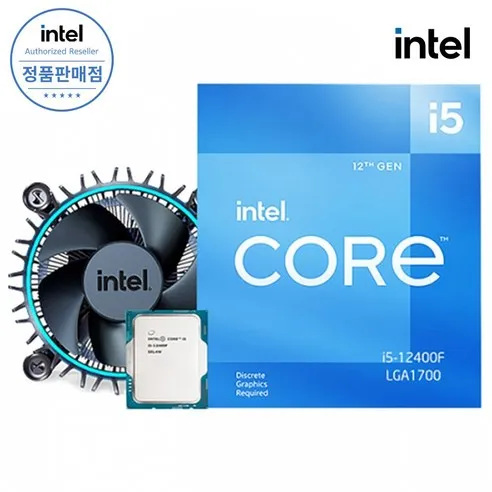 인텔 12세대 CPU 코어 i5-12400F 엘더레이크