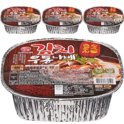 한일본고장 김치우동 나베  220g, 4개
