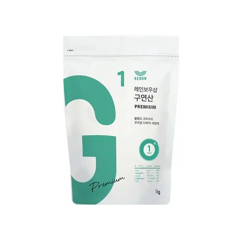 레인보우샵 구연산 프리미엄  1kg, 1개