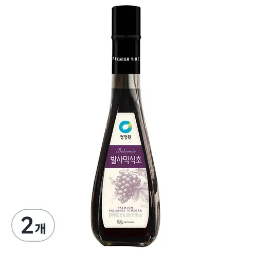 청정원 발사믹식초  350ml, 2개