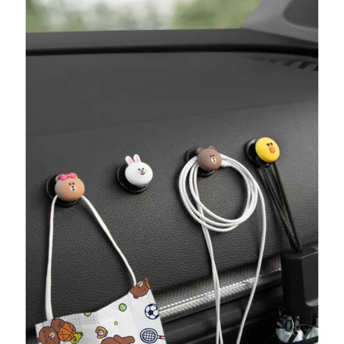 카카오 라인프렌즈 귀여운 캐릭터 자동차 주차번호판 / 주차알림판
