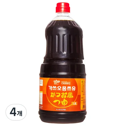 [이엔] 가스오풍 쯔유, 1.8L, 4개