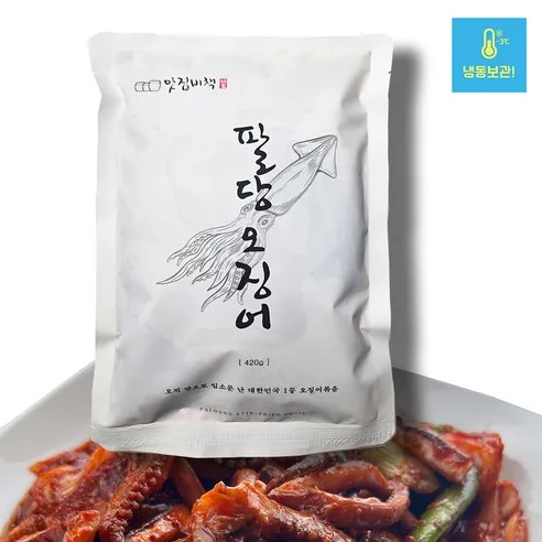 맛집비책 팔당 오징어볶음, 420g, 매운맛, 2개