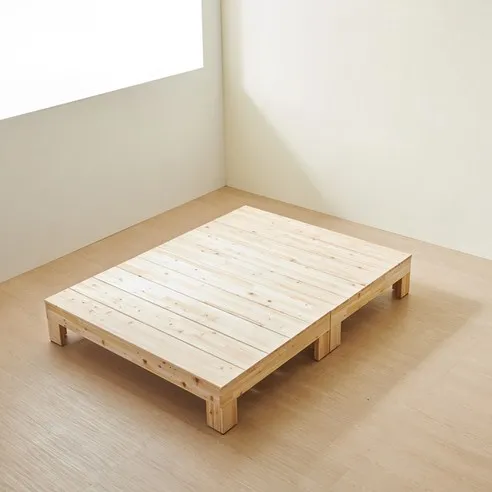 하모벨 밀라 삼나무 평상형 침대 프레임 방문설치