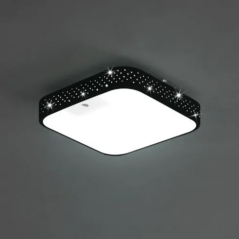 샤미즈 LED 스림 센서등 타공 15W, 블랙, 1개
